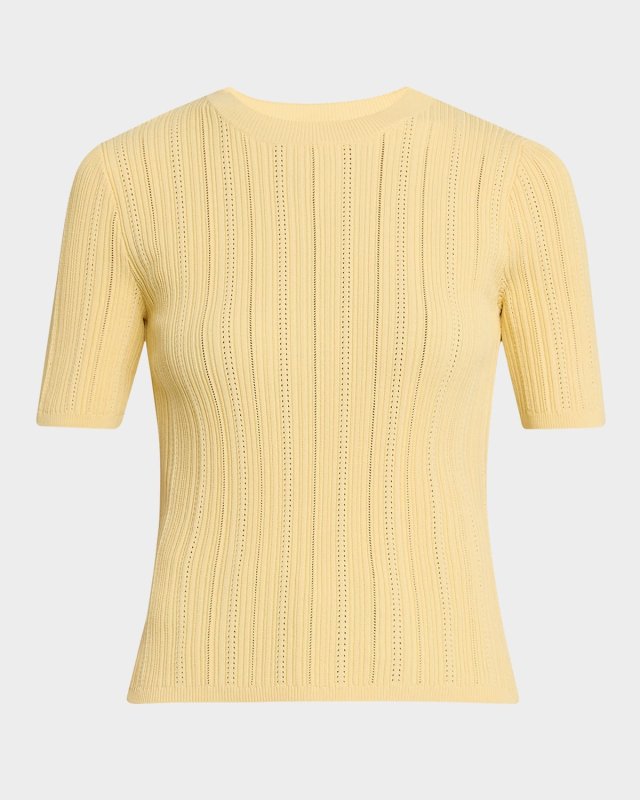 Camryn Pointelle Tee